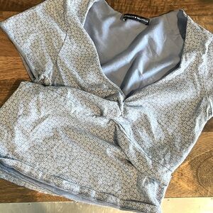 Blue crop tee from Brandy